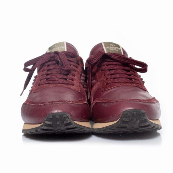 Valentino Rockstud Sneakers - Suede and Leather - Picture 4 of 8